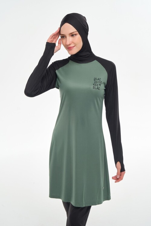 Demi Uzun Kollu Tesettür Mayo 3131