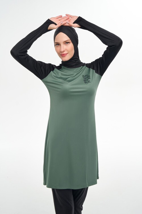 Demi Uzun Kollu Tesettür Mayo 3131