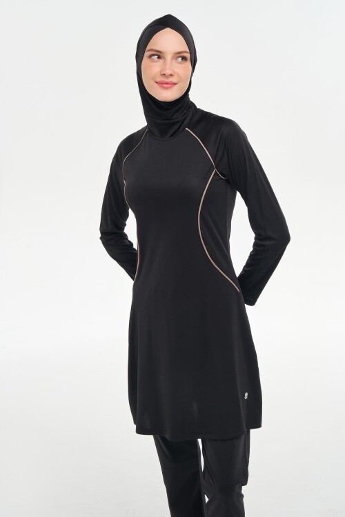 Hila Uzun Kollu Tesettür Mayo 3130