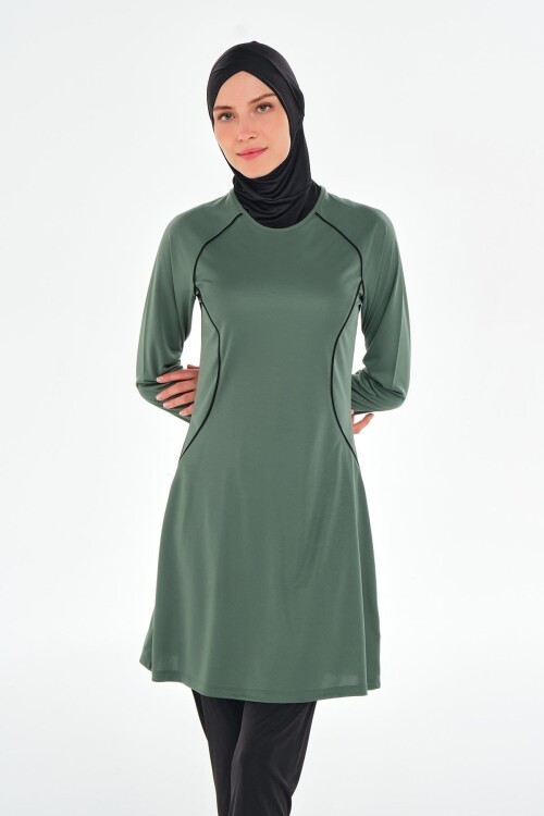 Hila Uzun Kollu Tesettür Mayo 3130