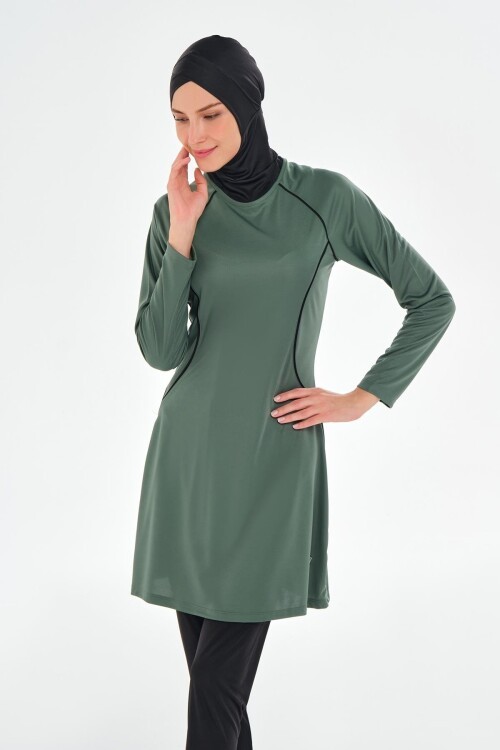 Hila Uzun Kollu Tesettür Mayo 3130