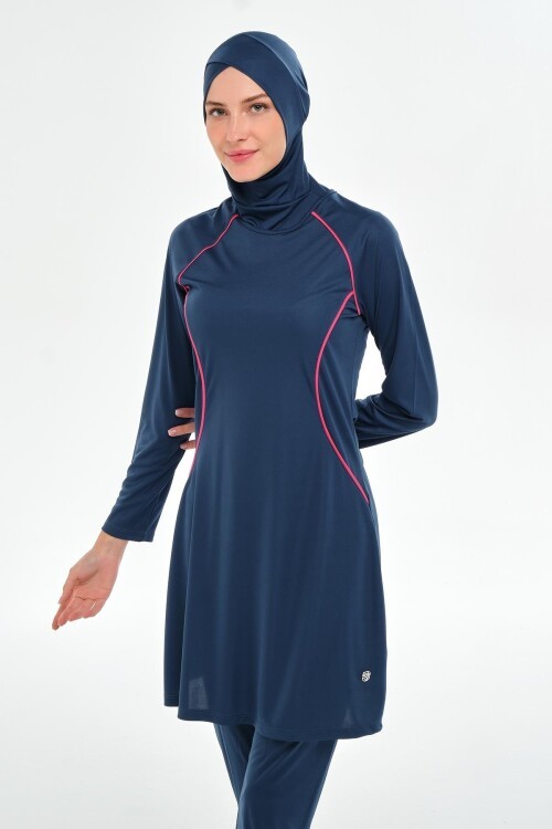 Hila Uzun Kollu Tesettür Mayo 3130