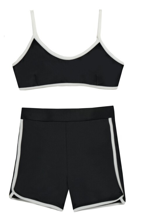 Landau Bustiyet Şortlu İkili Bikini