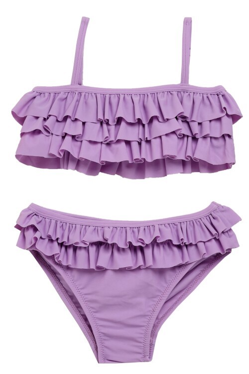 Latvıa Askılı Kız Çocuk Bikini