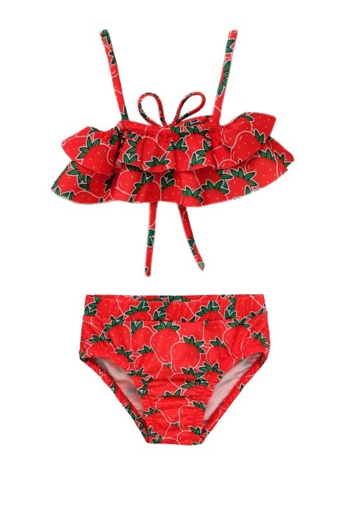 Lowa Kız Bebek Fırfır Detay Bikini