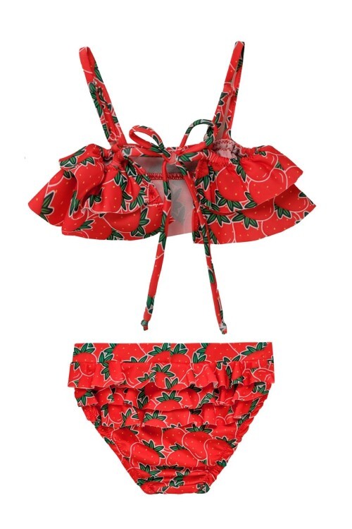 Lowa Kız Bebek Fırfır Detay Bikini
