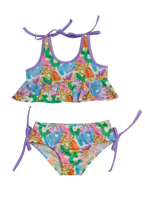 Midu Kız Bebek Fırfır Detay Bikini
