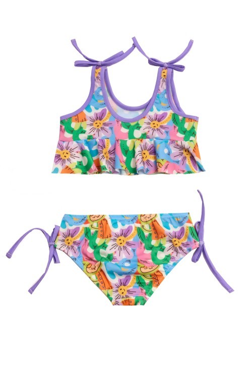 Midu Kız Bebek Fırfır Detay Bikini