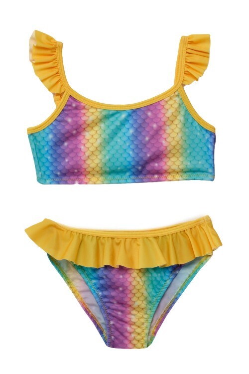 Naırobı Fırfır Detaylı Kız Çocuk Bikini