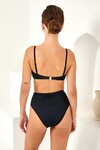 Halka Detaylı İnce Askılı Bikini Tek Üst 