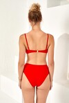 Halka Detaylı İnce Askılı Bikini Tek Üst 