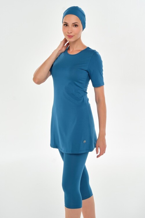 Walt Battal Kısa Kollu Tesettür Mayo 2606-P