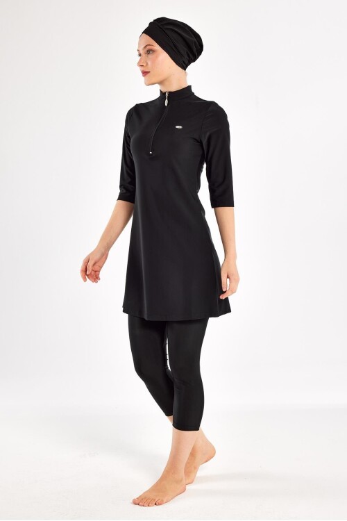 Anda Yarım Kollu Tesettür Mayo 1601