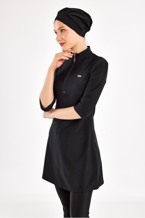 Anda Yarım Kollu Tesettür Mayo 1601