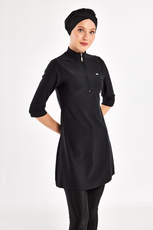 Anda Yarım Kollu Tesettür Mayo 1601