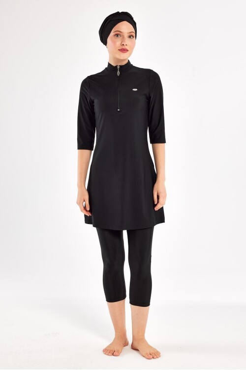 Anda Yarım Kollu Tesettür Mayo 1601