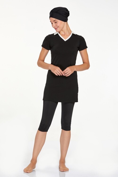 Agatha Yarı Kapalı Tesettür Mayo 3905