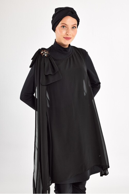 Jossy Uzun Kollu Tesettür Mayo 1129