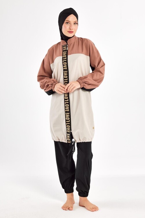 Pera Uzun Kollu Tesettür Mayo 1211