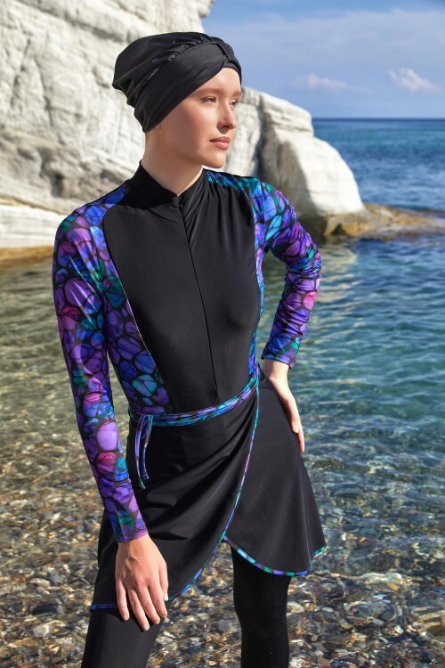 Edda Uzun Kollu Tesettür Mayo 1115