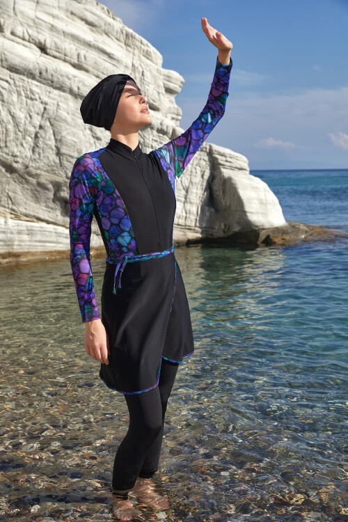 Edda Uzun Kollu Tesettür Mayo 1115