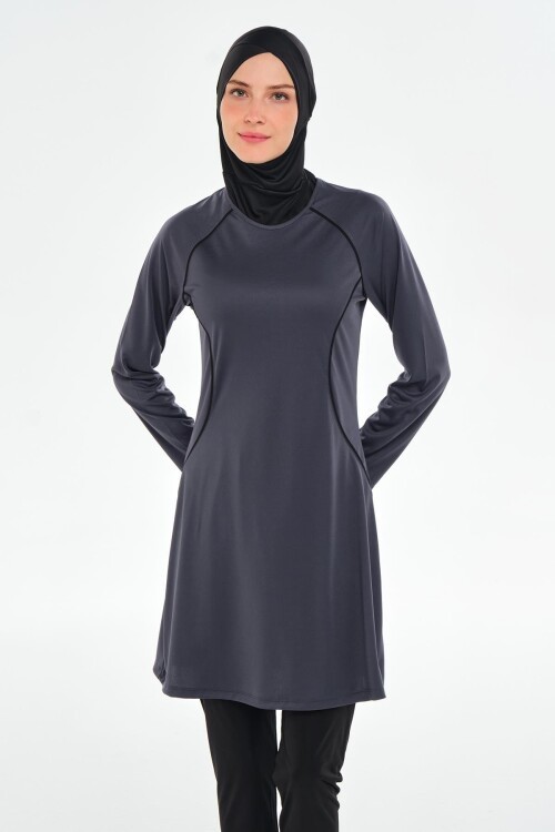 Hila Uzun Kollu Tesettür Mayo 3130