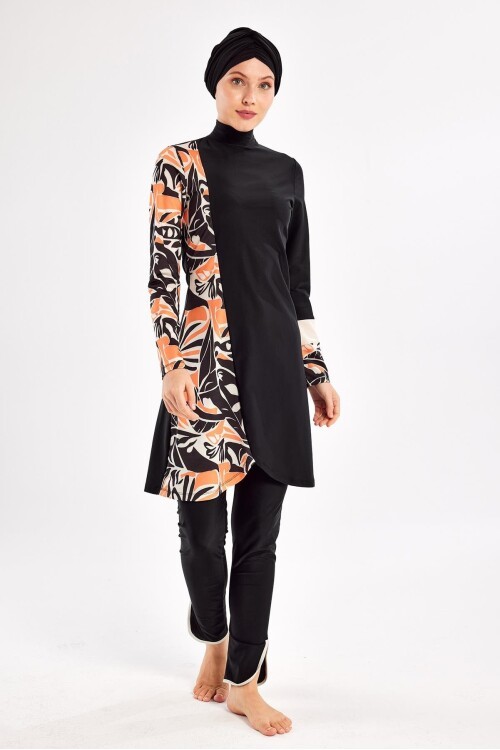 Karla Uzun Kollu Tesettür Mayo 1104