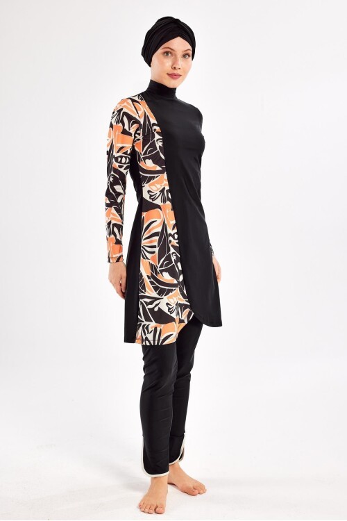 Karla Uzun Kollu Tesettür Mayo 1104