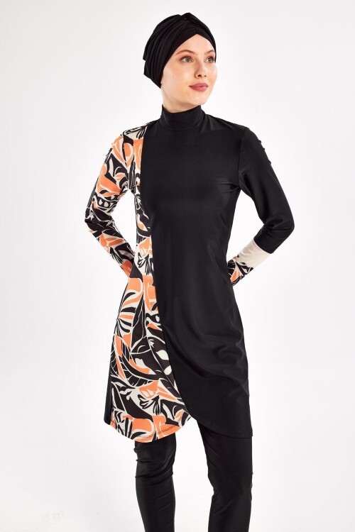 Karla Uzun Kollu Tesettür Mayo 1104