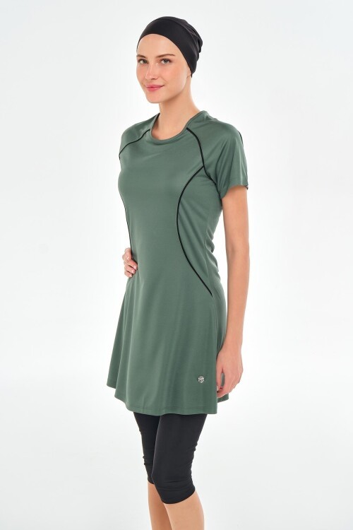 Lalo Kısa Kollu Tesettür Mayo 3606