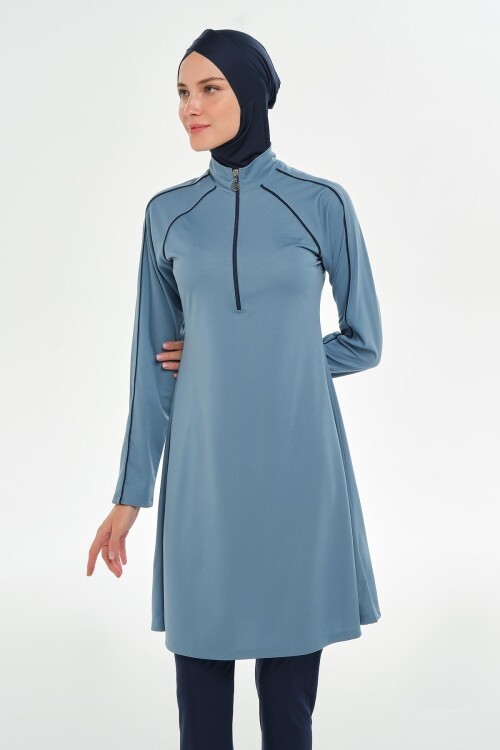 Nila Uzun Kollu Tesettür Mayo 3129