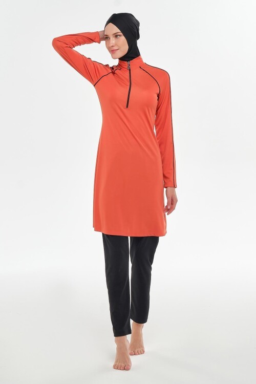 Nila Uzun Kollu Tesettür Mayo 3129