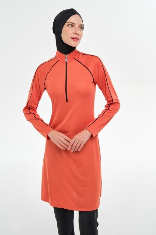 Nila Uzun Kollu Tesettür Mayo 3129