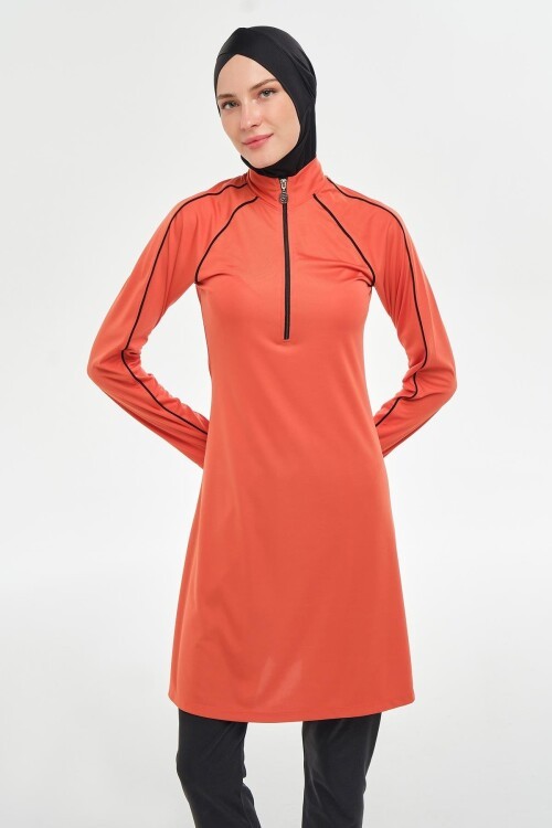 Nila Uzun Kollu Tesettür Mayo 3129