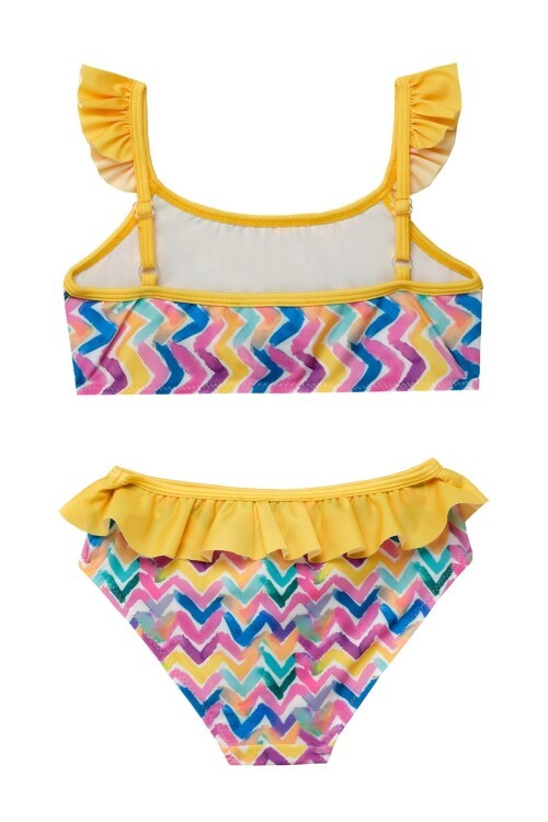 Steın Fırfır Detaylı Kız Çocuk Bikini