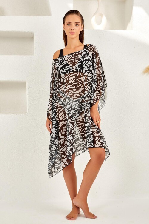 Yuvarlak Yaka Panço Pareo