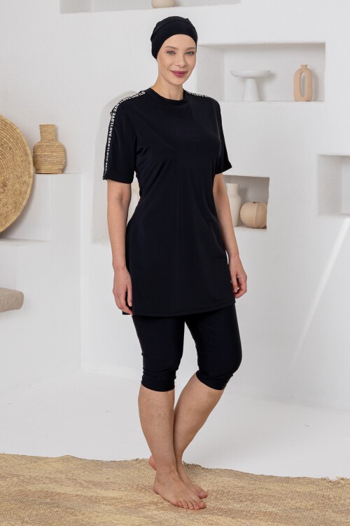 Alex Battal Uzun Kollu Tesettür Mayo