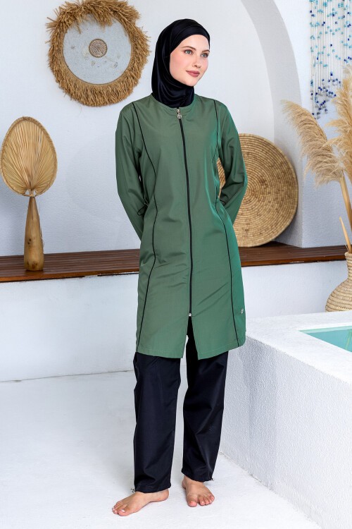 Beny Paraşüt Uzun Kollu Tesettür Mayo