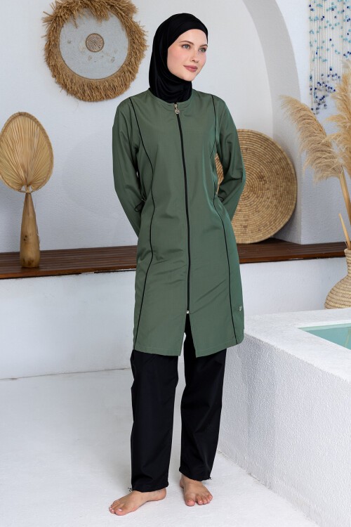 Beny Paraşüt Uzun Kollu Tesettür Mayo