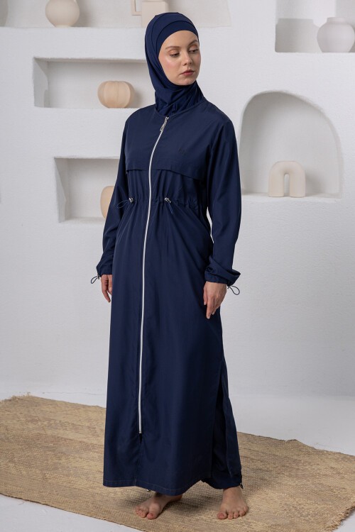 Chaand Battal Uzun Kollu Tesettür Mayo