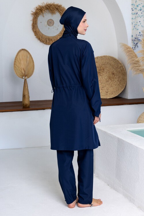 Destın Paraşüt Uzun Kollu Tesettür Mayo