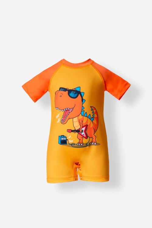 Erkek Bebek Kısa Kollu Tulum