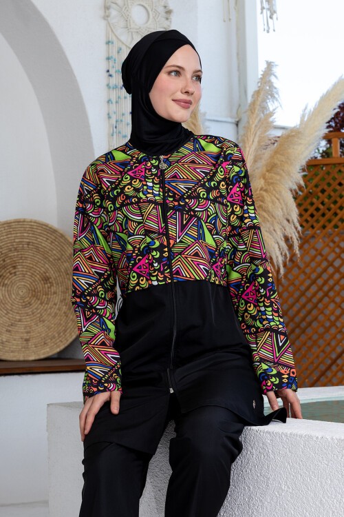 Knox Paraşüt Uzun Kollu Tesettür Mayo