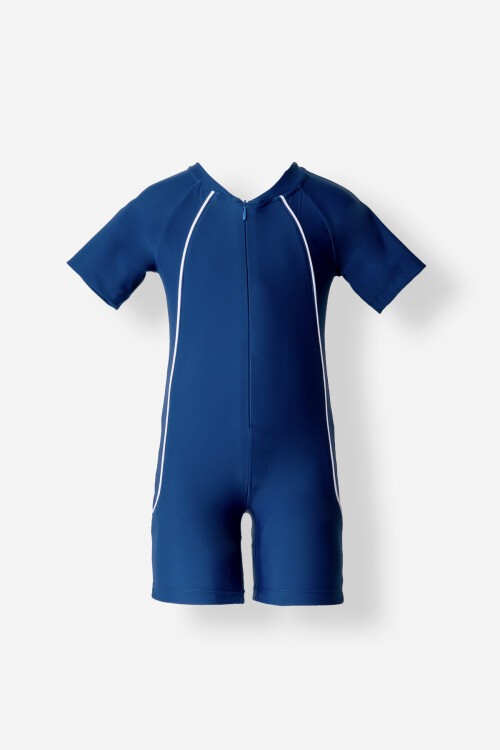 Radha Likralı Paçalı Kısa Kollu Mayo