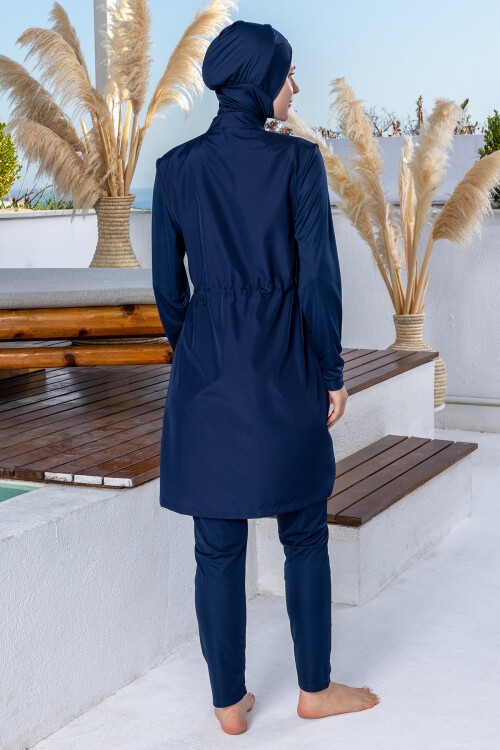 Rıo Jileli Uzun Kollu Battal Tesettür Mayo