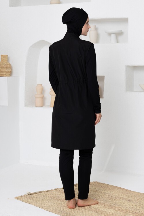 Rıo Jileli Uzun Kollu Battal Tesettür Mayo