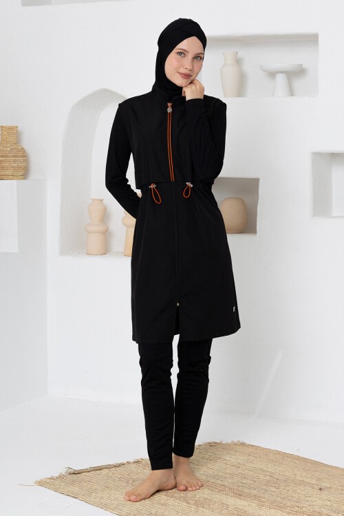 Rıo Jileli Uzun Kollu Battal Tesettür Mayo