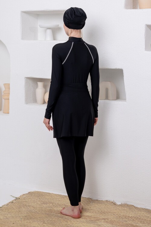 Robb Likralı Uzun Kollu Teaettür Mayo