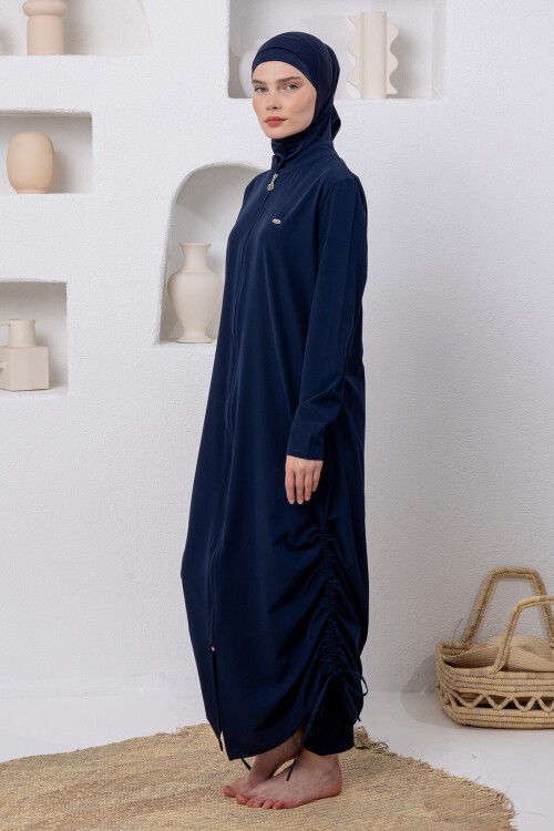 Sophia Paraşüt Uzun Kollu Battal Tesettür Mayo