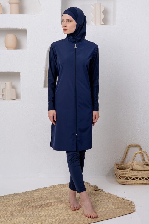 Thandıe Jileli Uzun Kollu Tesettür Mayo